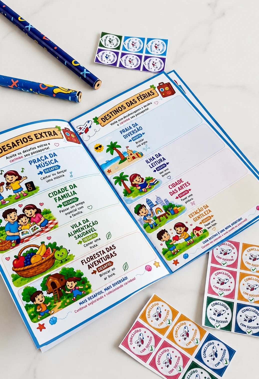 Passaporte das Férias – Desafios Educativos e Recreativos — amostra 1: O Passaporte das Férias é um recurso divertido e…