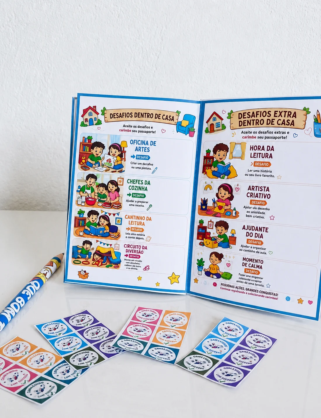 Passaporte das Férias – Desafios Educativos e Recreativos — amostra 2: O Passaporte das Férias é um recurso divertido e…