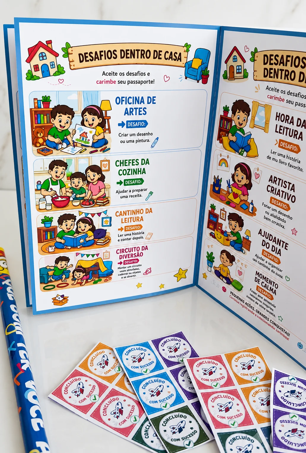 Passaporte das Férias – Desafios Educativos e Recreativos — amostra 3: O Passaporte das Férias é um recurso divertido e…