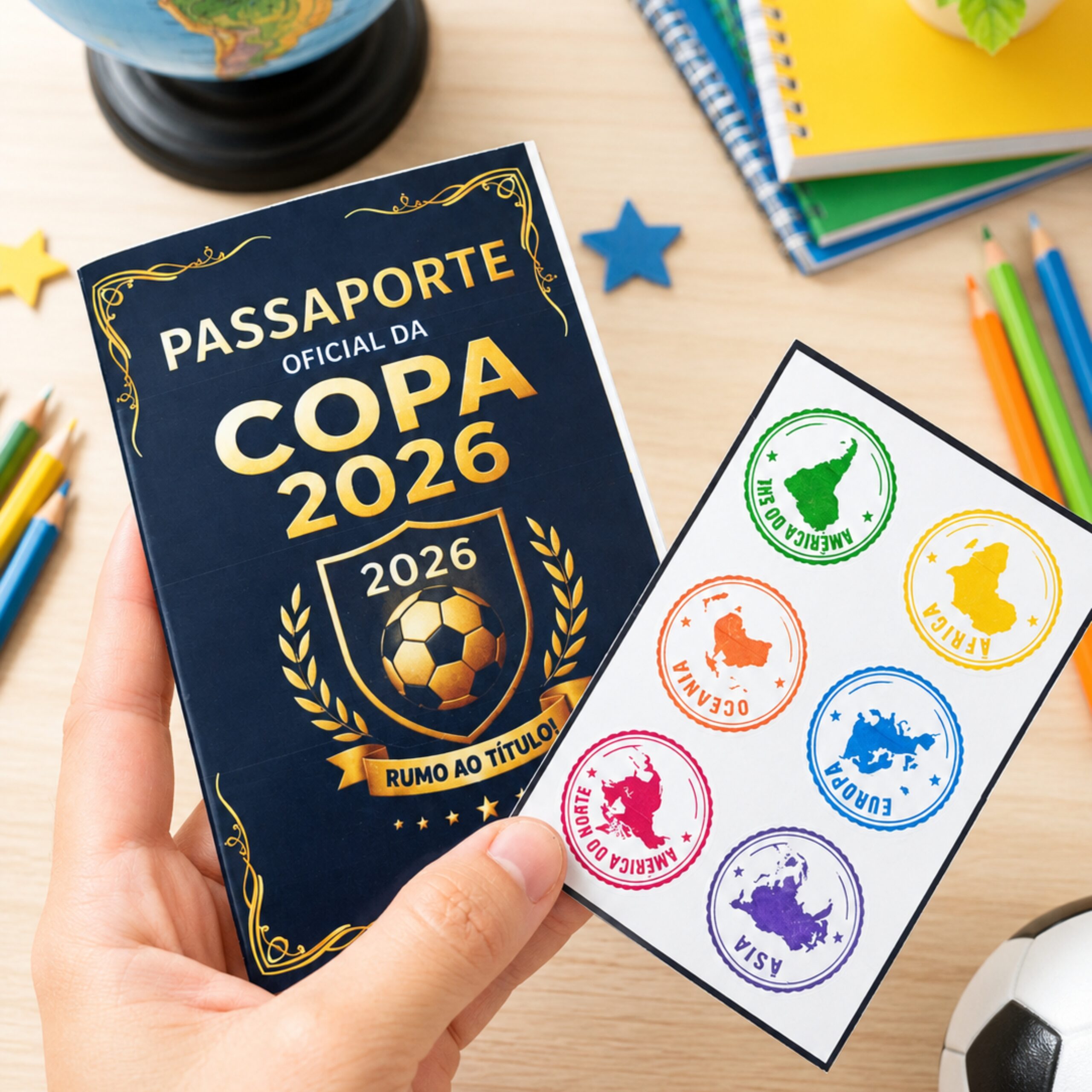 Passaporte pedagógico da copa 2026 – PDF para Imprimir — capa do material