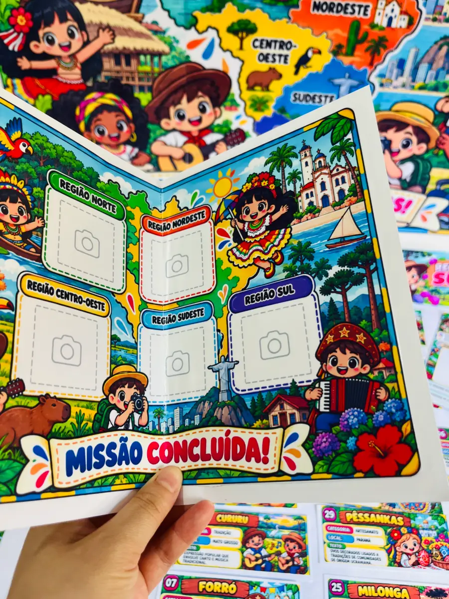 Passaporte pelas Culturas do Brasil - Recurso Pedagógico — amostra 1: UMA VIAGEM DE DESCOBERTAS, APRENDIZAGENS E MUITA…