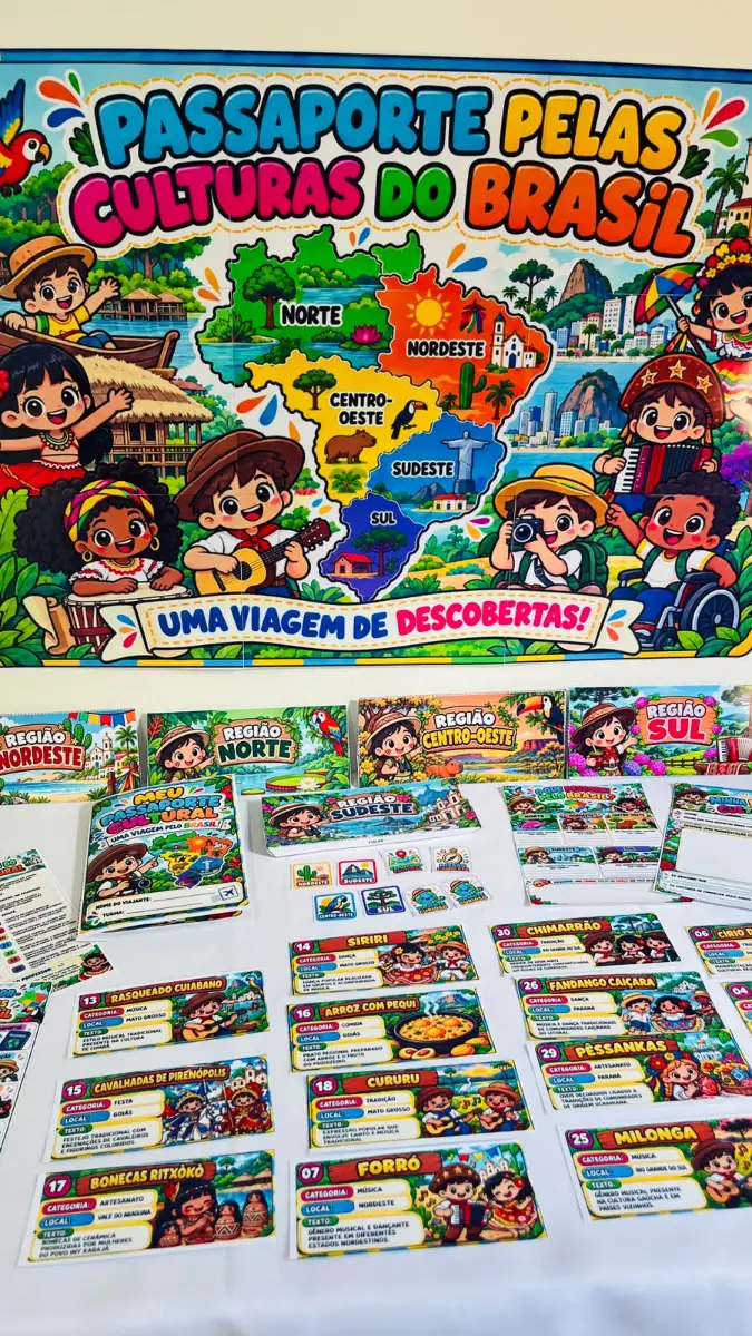 Passaporte pelas Culturas do Brasil - Recurso Pedagógico — amostra 4: UMA VIAGEM DE DESCOBERTAS, APRENDIZAGENS E MUITA…