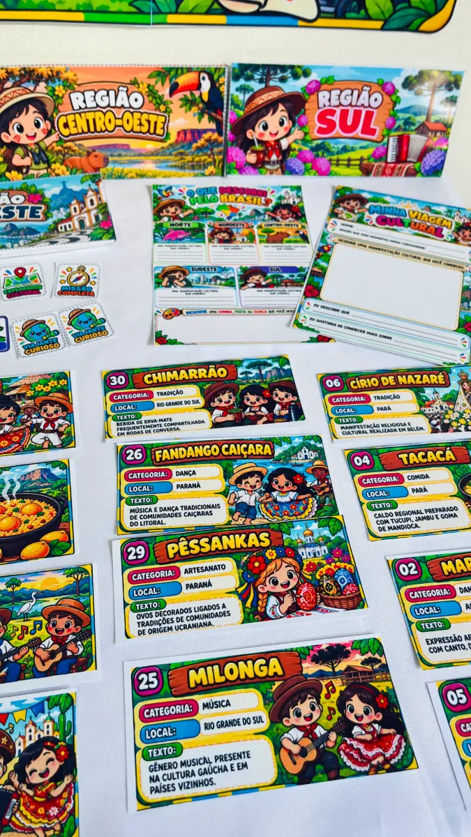 Passaporte pelas Culturas do Brasil - Recurso Pedagógico — amostra 5: UMA VIAGEM DE DESCOBERTAS, APRENDIZAGENS E MUITA…