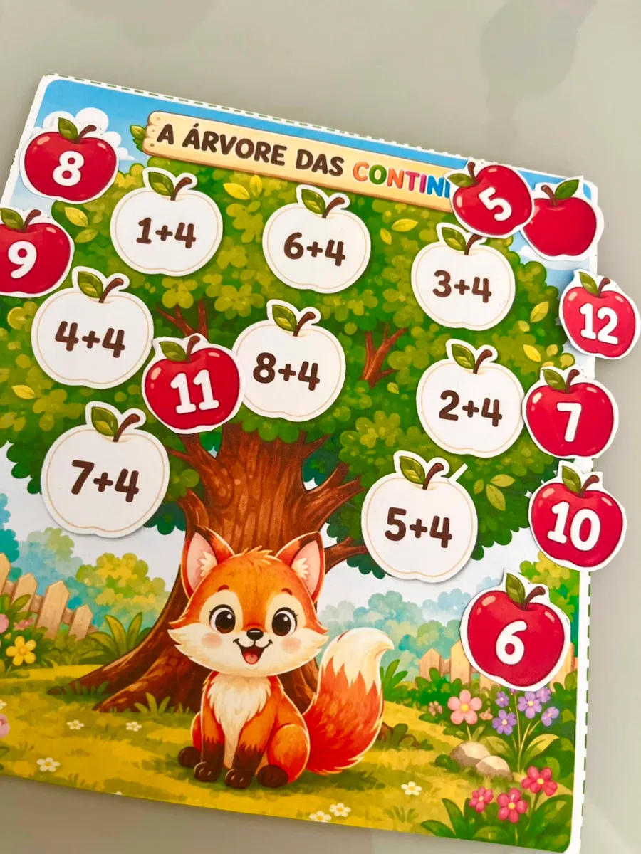 PDF 🍎 ÁRVORE DAS CONTINHAS 🍎 - 1° Ano e educação infanti. — amostra 1: ✔ AEE