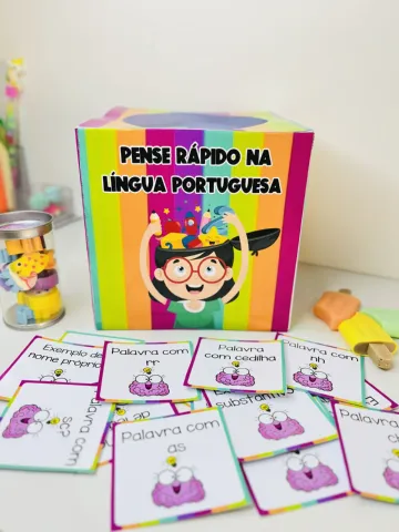Pense Rápido: Jogo Educativo de Agilidade Mental e Raciocínio Lógico — amostra 1: Dicas de Impressão e Montagem Pense Rápido: Jogo Educativo de Agilidade Mental e Raciocínio Lógico — amostra 1: Dicas de Impressão e Montagem