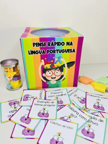 Pense Rápido: Jogo Educativo de Agilidade Mental e Raciocínio Lógico — amostra 3: Jogo pedagógico de cartas interativas… Pense Rápido: Jogo Educativo de Agilidade Mental e Raciocínio Lógico — amostra 3: Jogo pedagógico de cartas interativas…