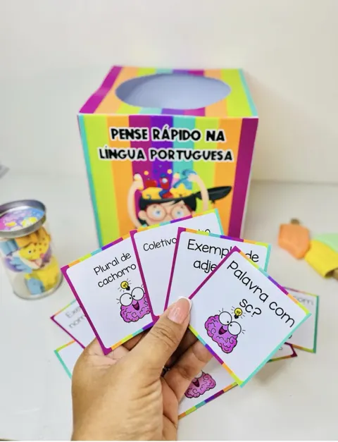 Pense rápido língua portuguesa — capa do material
