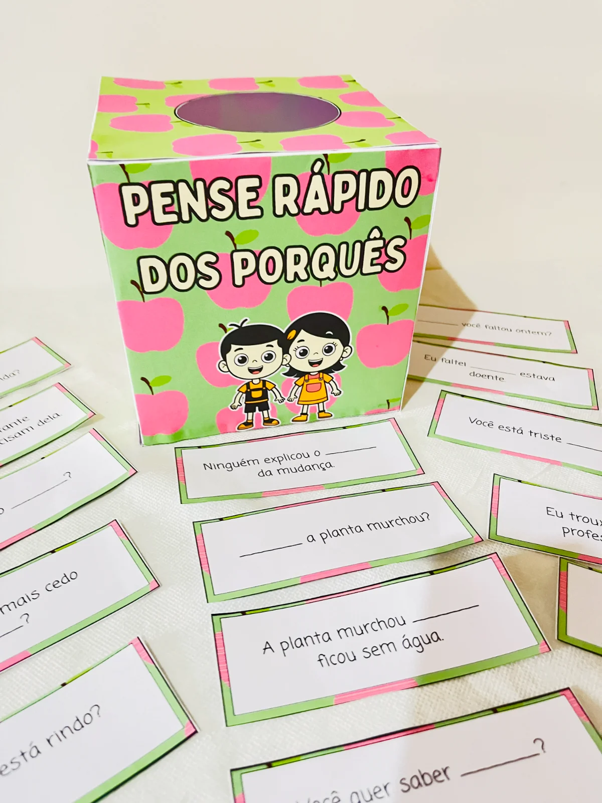 Pense Rápido — Os Porquês – Material Pedagógico — amostra 5: Se tem um conteúdo que costuma gerar dúvidas, são os porquês