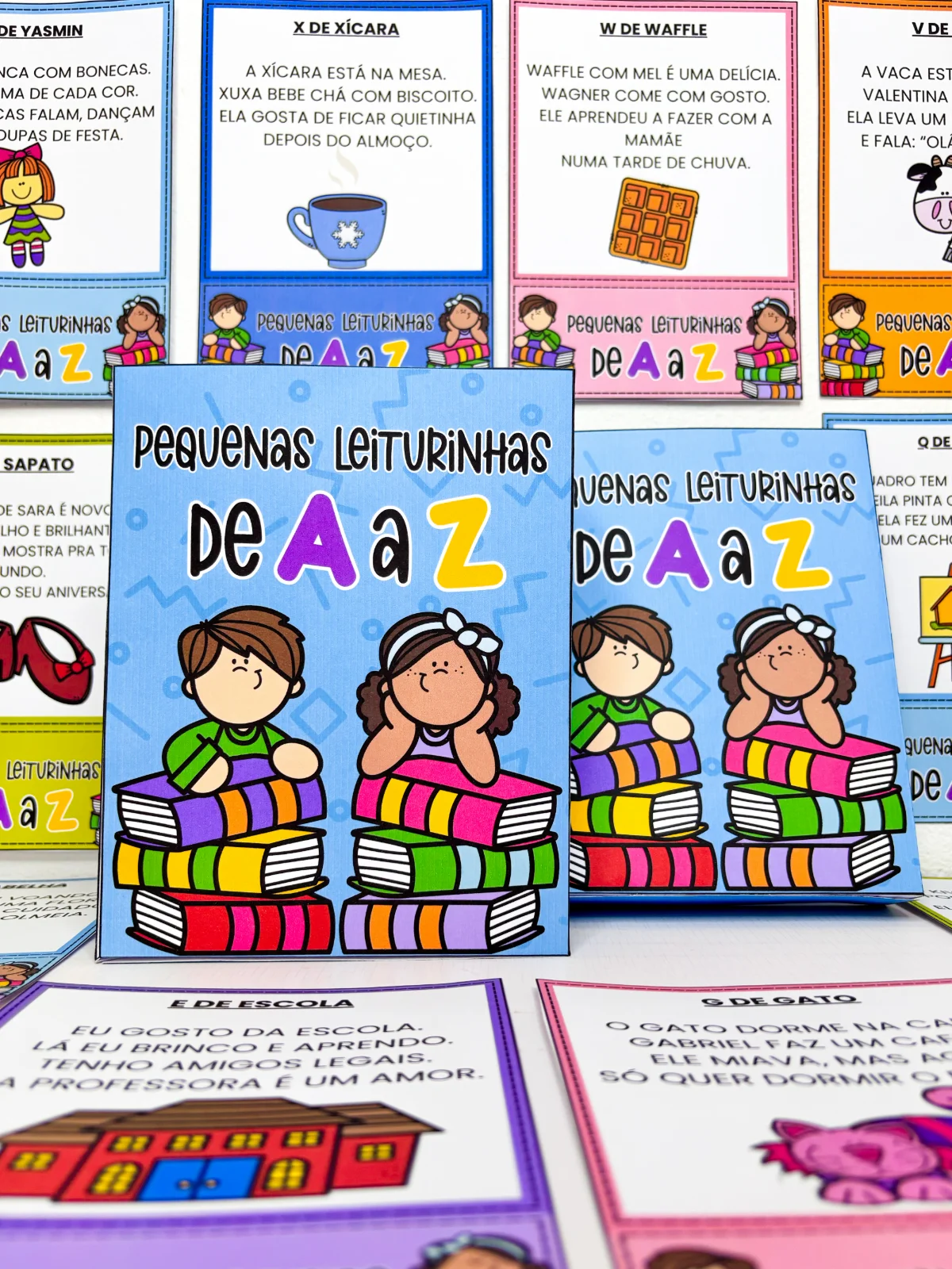 Pequenas Leiturinhas de A a Z | Alfabetização — capa do material