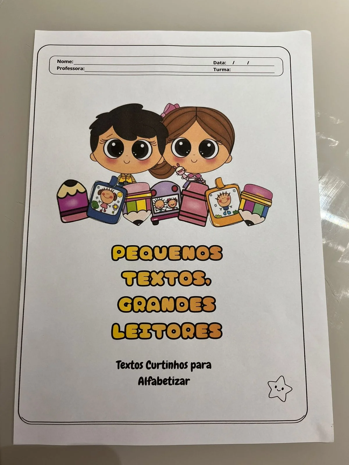 PEQUENOS TEXTOS, GRANDES LEITORES Textos curtos para alfabetização — Alfabetização para Educação Infantil: Pequenos textos…