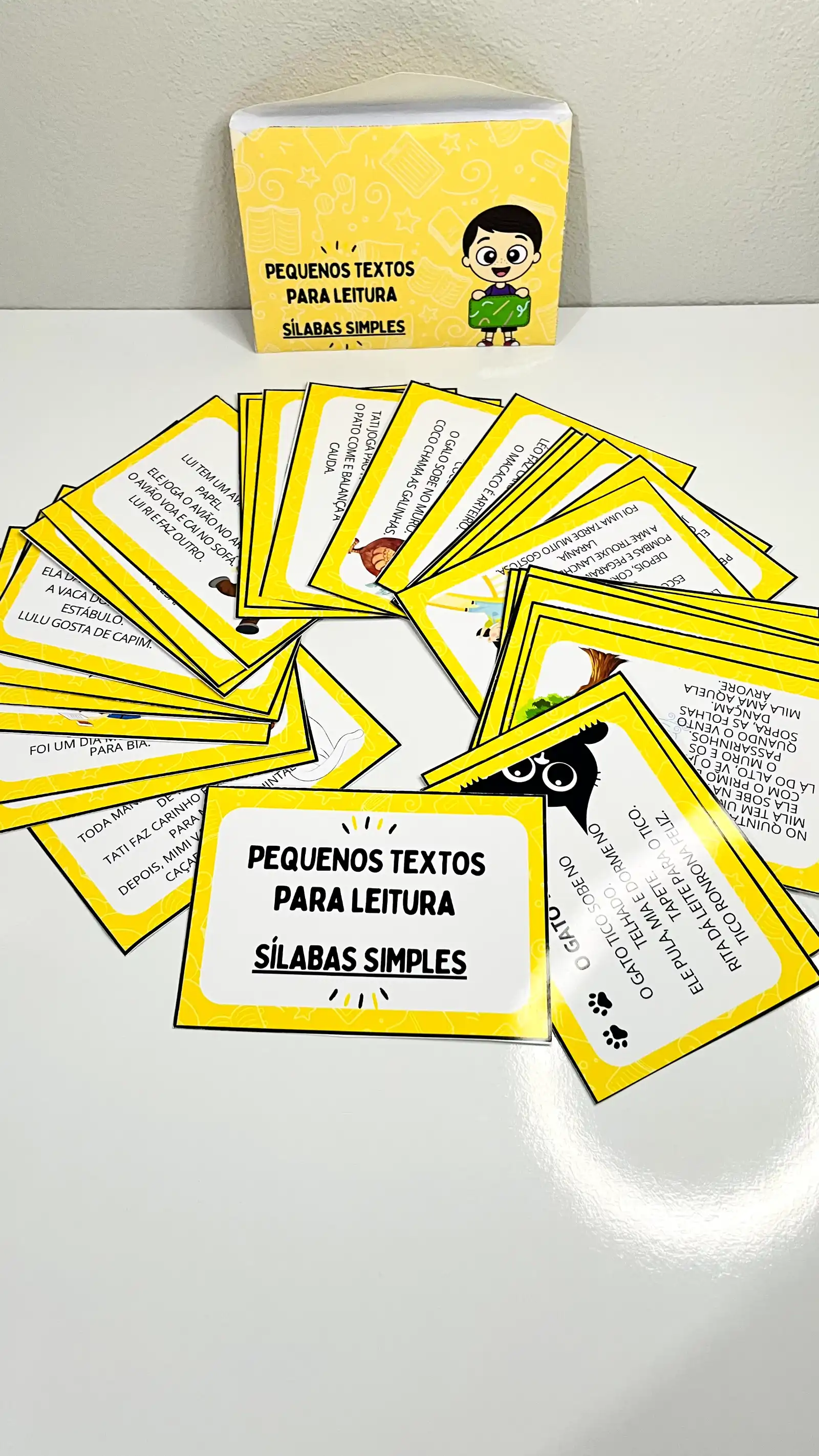 Pequenos Textos para Leitura – | Alfabetização — amostra 1: Recurso pedagógico com pequenos textos utilizando sílabas…