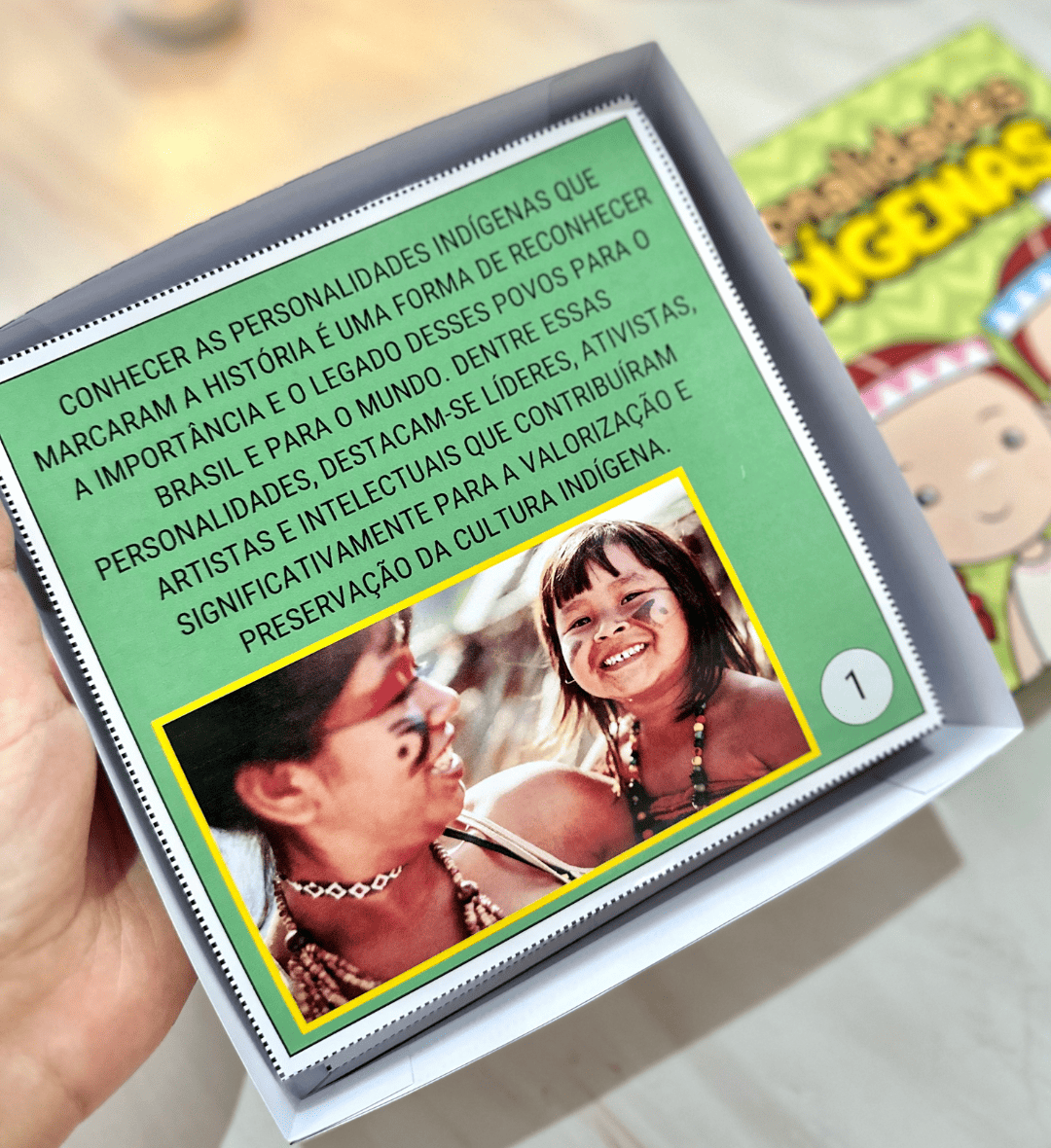 Personalidades Indígenas: História na Caixa em PDF — amostra 3: Como usar em sala de aula