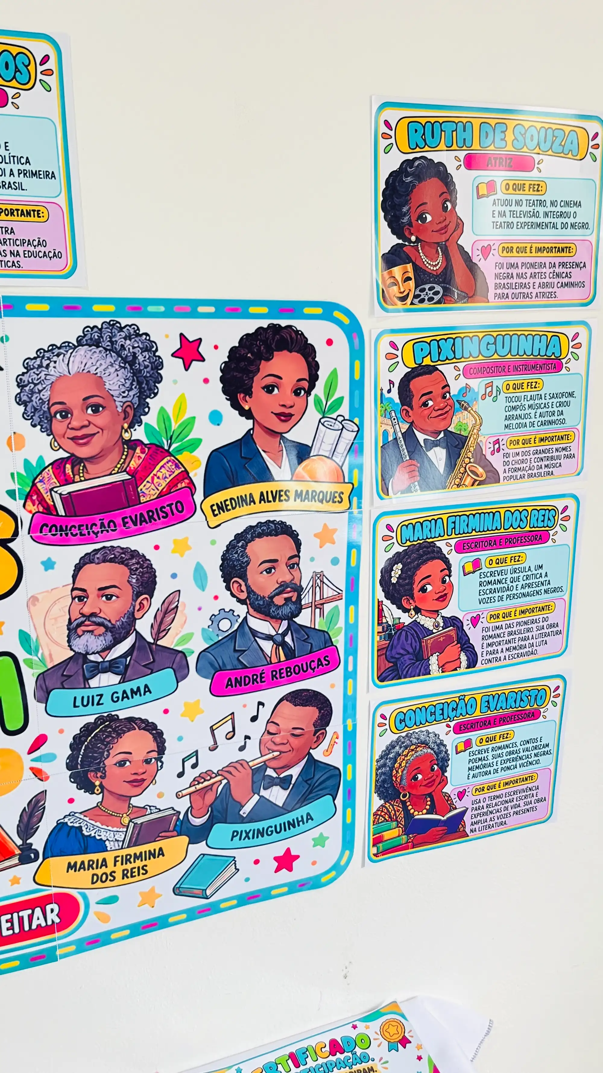 Personalidades Negras do Brasil – Atividades Consciência Negra Imprimir — amostra 2: Kit Consciência Negra em PDF com 12…