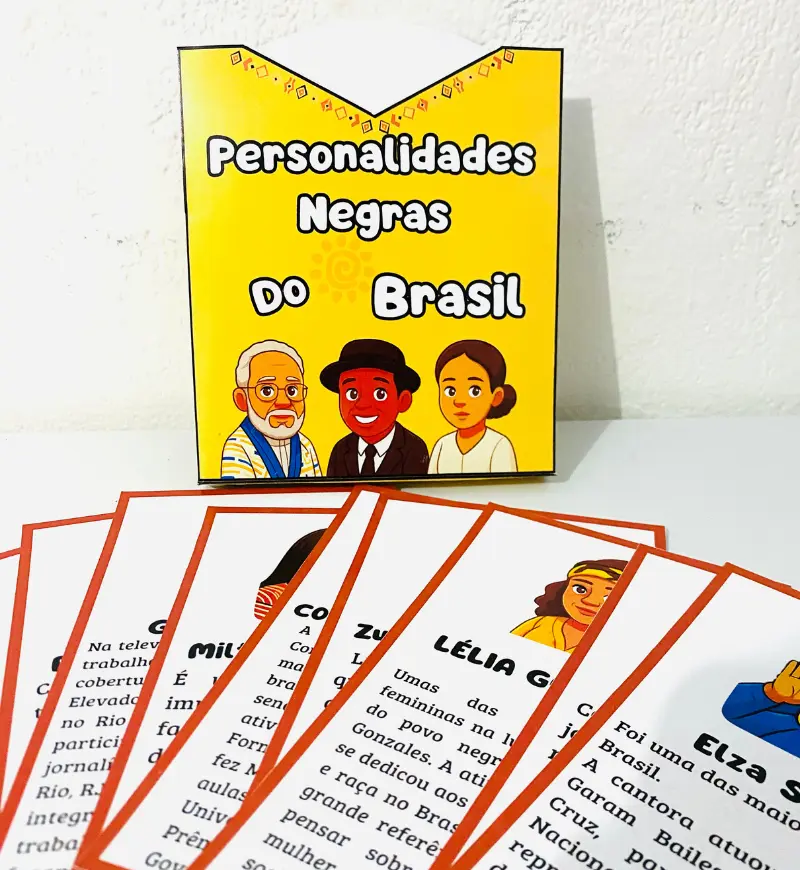 Personalidades Negras do Brasil: Caixinha e 20 Fichas em PDF — amostra 1: Personalidades Negras do Brasil:…