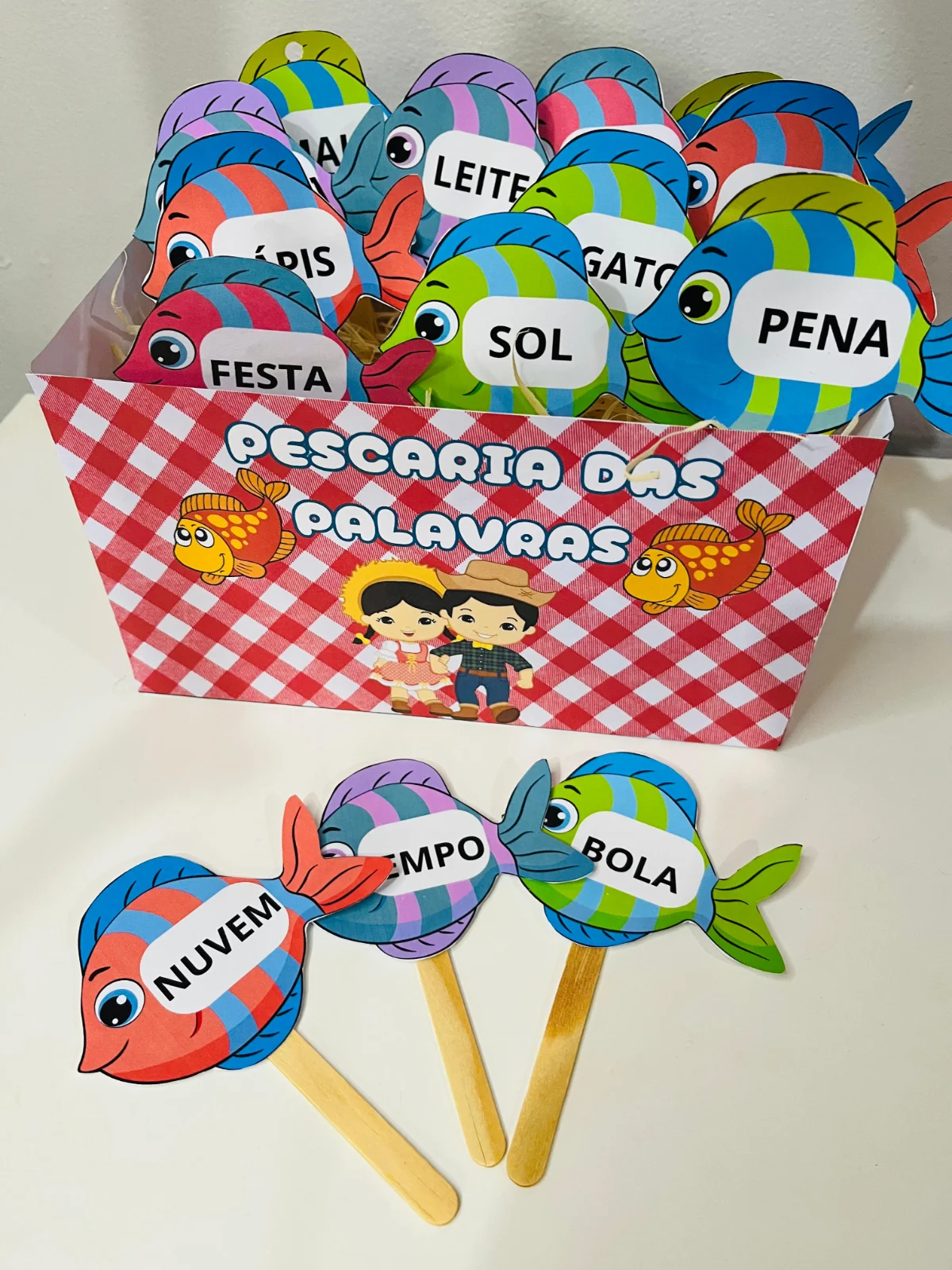 PESCARIA DAS PALAVRAS – DIVERSÃO E APRENDIZADO NO ARRAIÁ! — capa do material