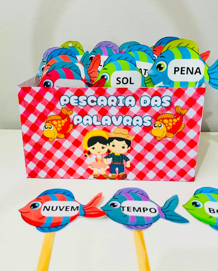 Pescaria das Palavras: Jogo de Alfabetização Anos Iniciais — amostra 2: A criança pesca, reconhece e lê cada palavra…