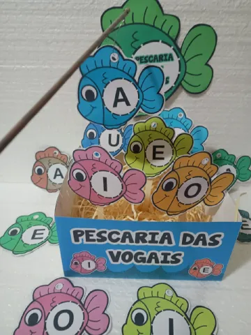 Pescaria Das Vogais – Material Pedagógico — amostra 3: Formato e entrega