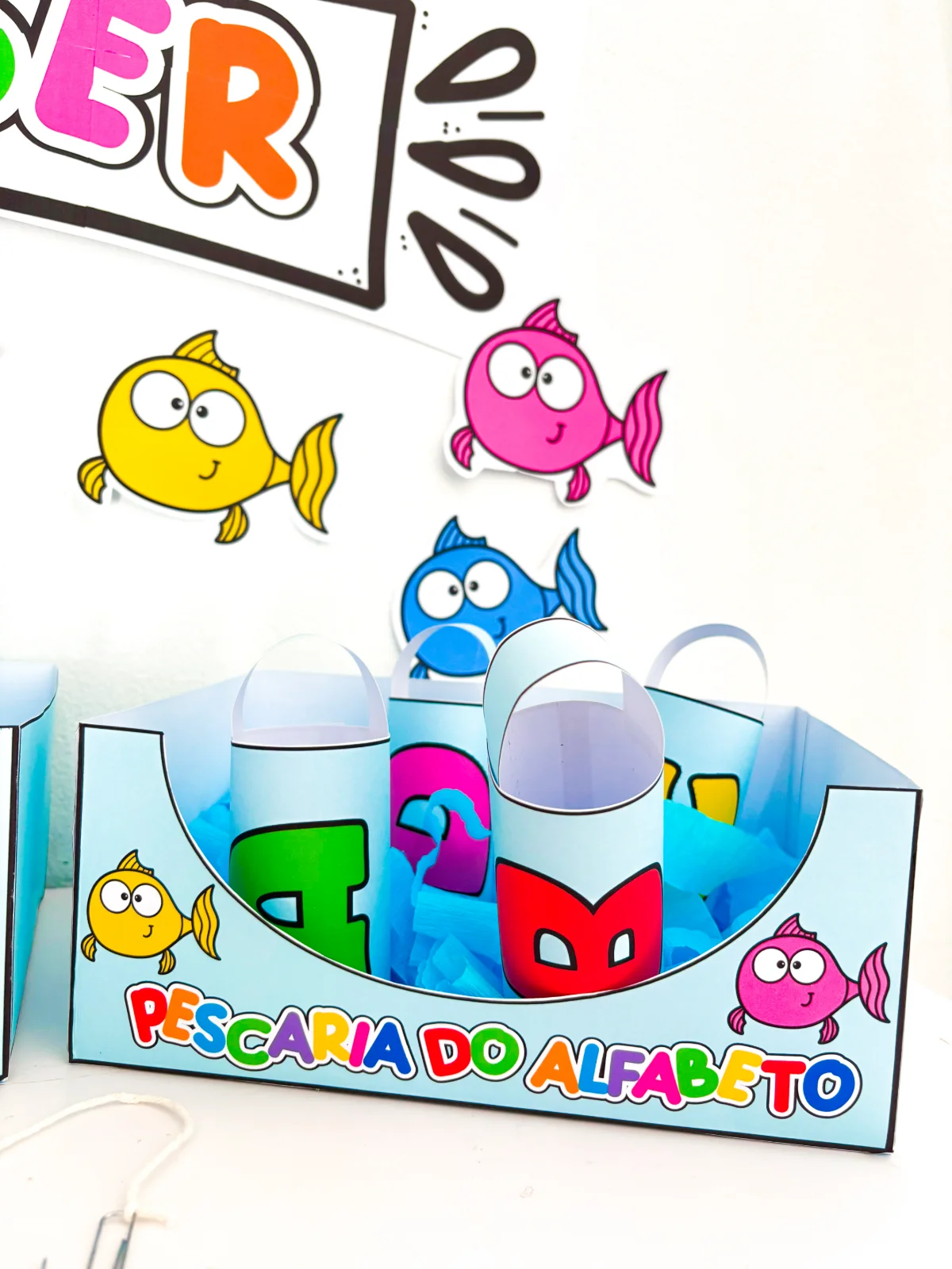PESCARIA DO SABER — amostra 2: E se eu te dissesse que uma única brincadeira pode trabalhar letras, sílabas e números ao…