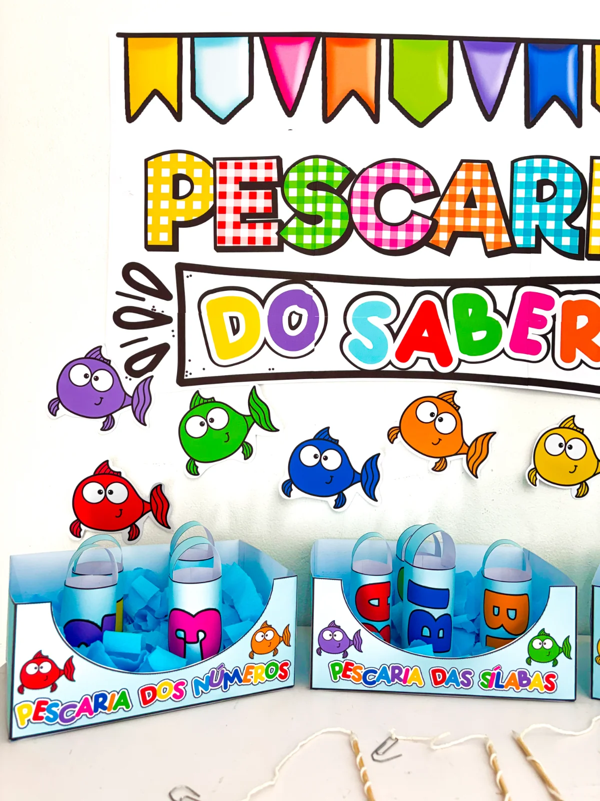 PESCARIA DO SABER — amostra 5: E se eu te dissesse que uma única brincadeira pode trabalhar letras, sílabas e números ao…