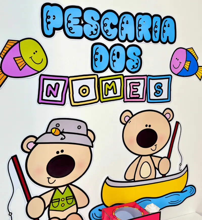 Pescaria dos Nomes: kit em PDF para Educação Infantil — amostra 4: Para quem é indicado