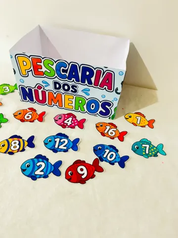 Pescaria dos Números – Matemática na Educação Infantil — amostra 4: 📚 INDICADO PARA