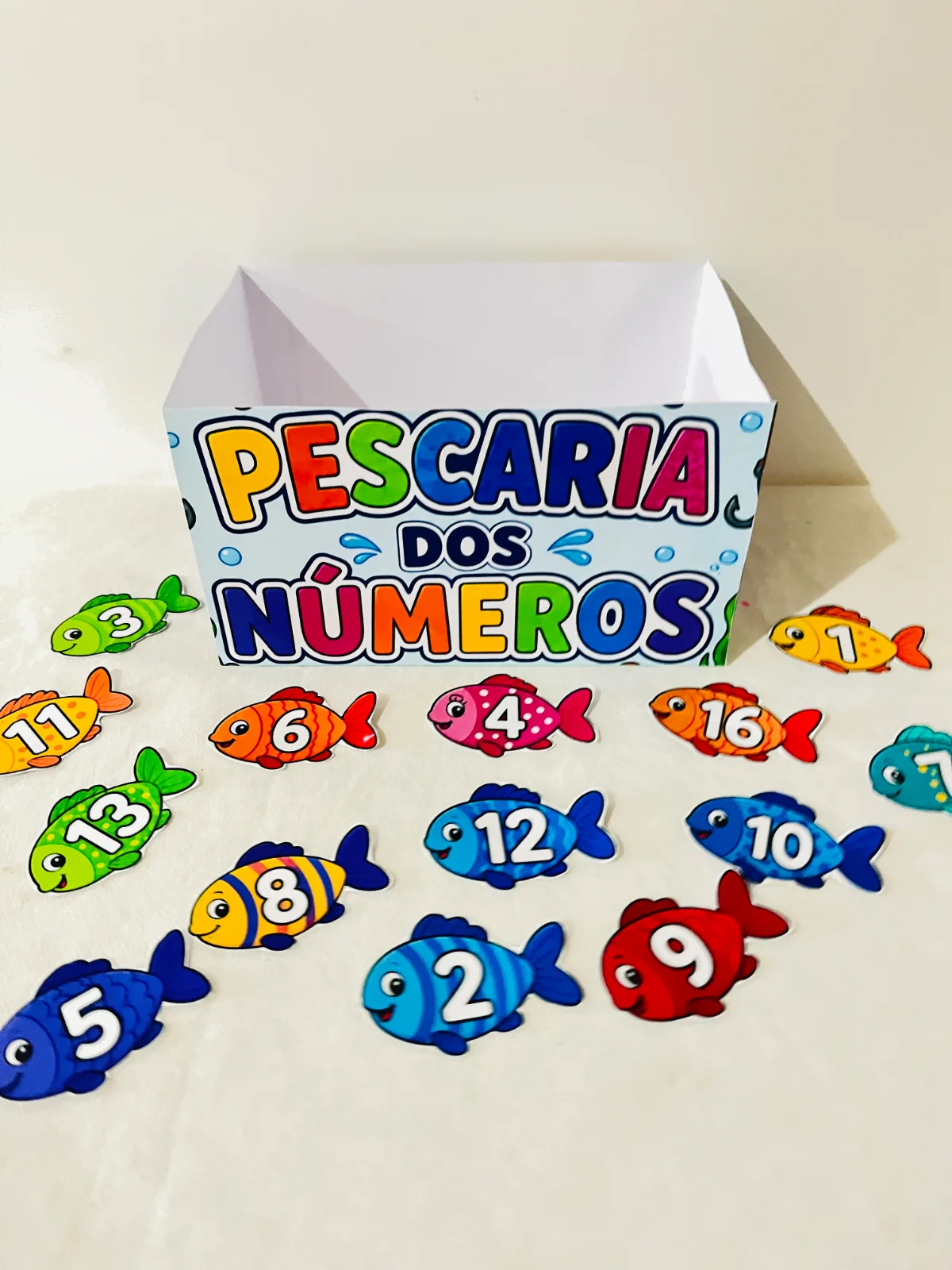 🎣 Pescaria dos Números • Recurso Pedagógico Lúdico (Arquivo Digital) — Alfabetização para Educação Infantil: Transforme o…