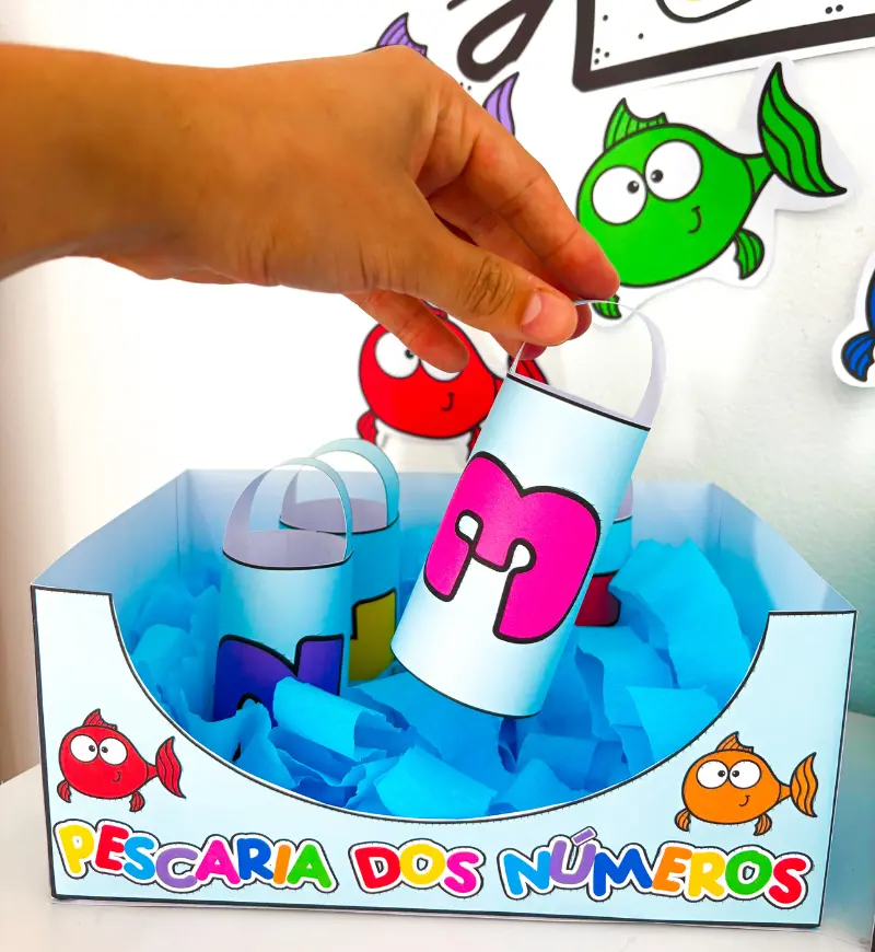Pescaria pedagógica: letras, sílabas e números até 20 — amostra 4: Para quem é indicado