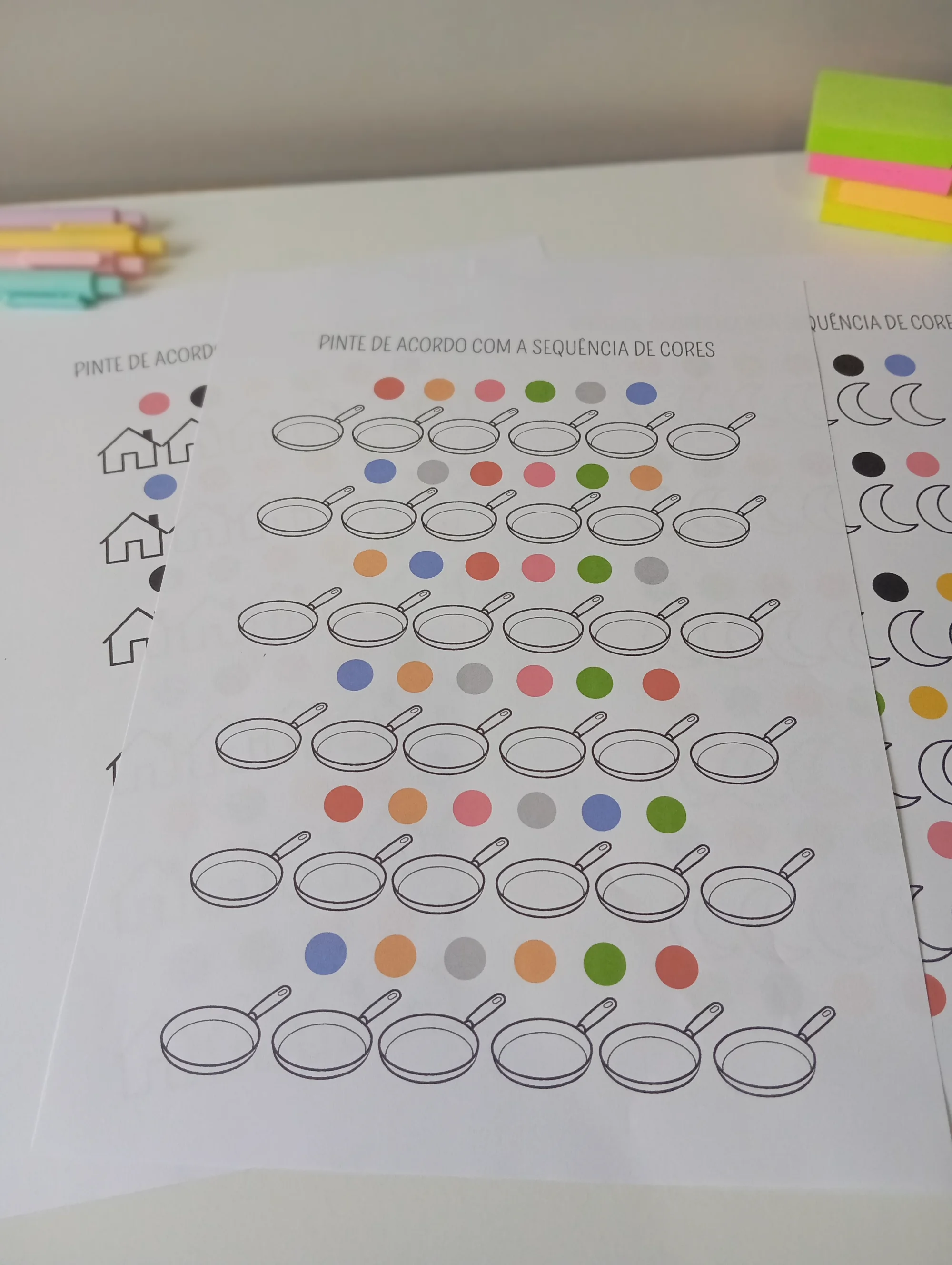 Pinte de Acordo com as Cores: Atividade Educativa para Aprender — amostra 1: Atividade lúdica em PDF para a Educação Infantil