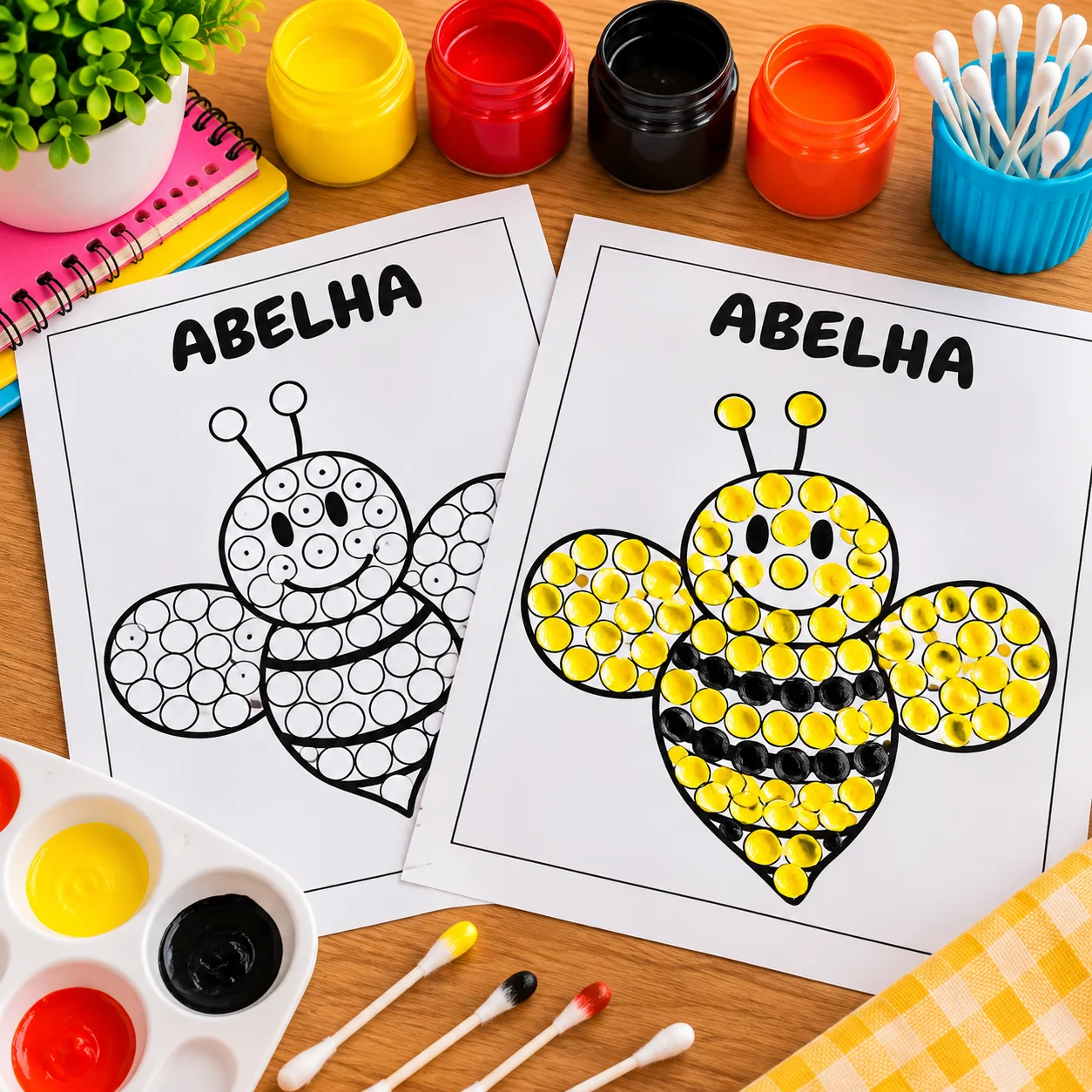 Pintura Sensorial Animais – 12 Atividades em PDF — amostra 3: Pintura Sensorial Animais com 12 atividades em PDF para…
