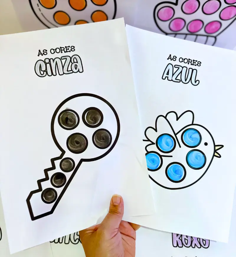 Pintura sensorial: atividades de cores para Educação Infantil — amostra 4: Para quem é indicado