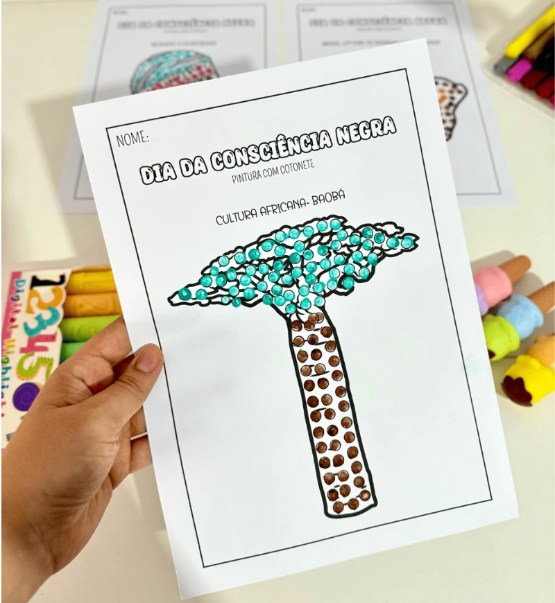 Pintura Sensorial Consciência Negra: Atividades em PDF — amostra 4: Para quem é indicado