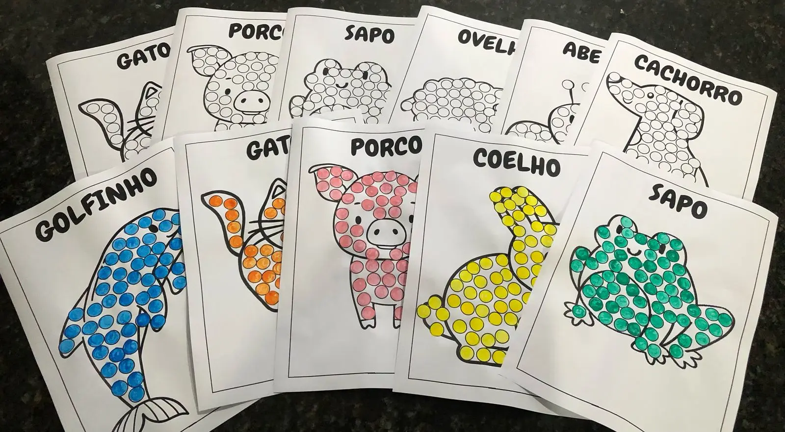 Pintura Sensorial de Animais – Material Pedagógico (cópia) — Ciências para Educação Infantil: Atividade de pintura…