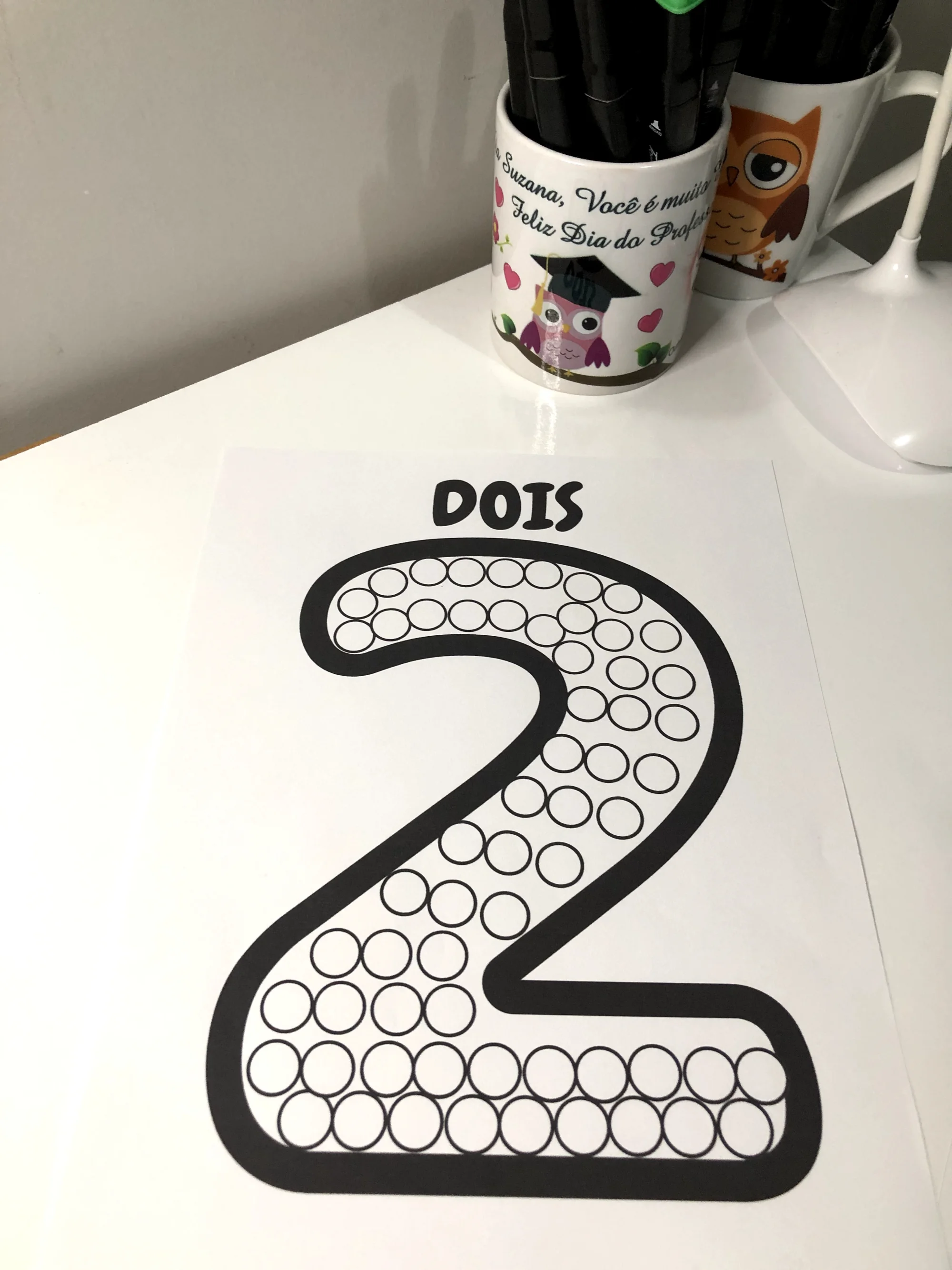 Pintura Sensorial dos Números de 0 a 10 – Coordenação Motora — amostra 2: Atividade sensorial com números de 0 a 10 para…