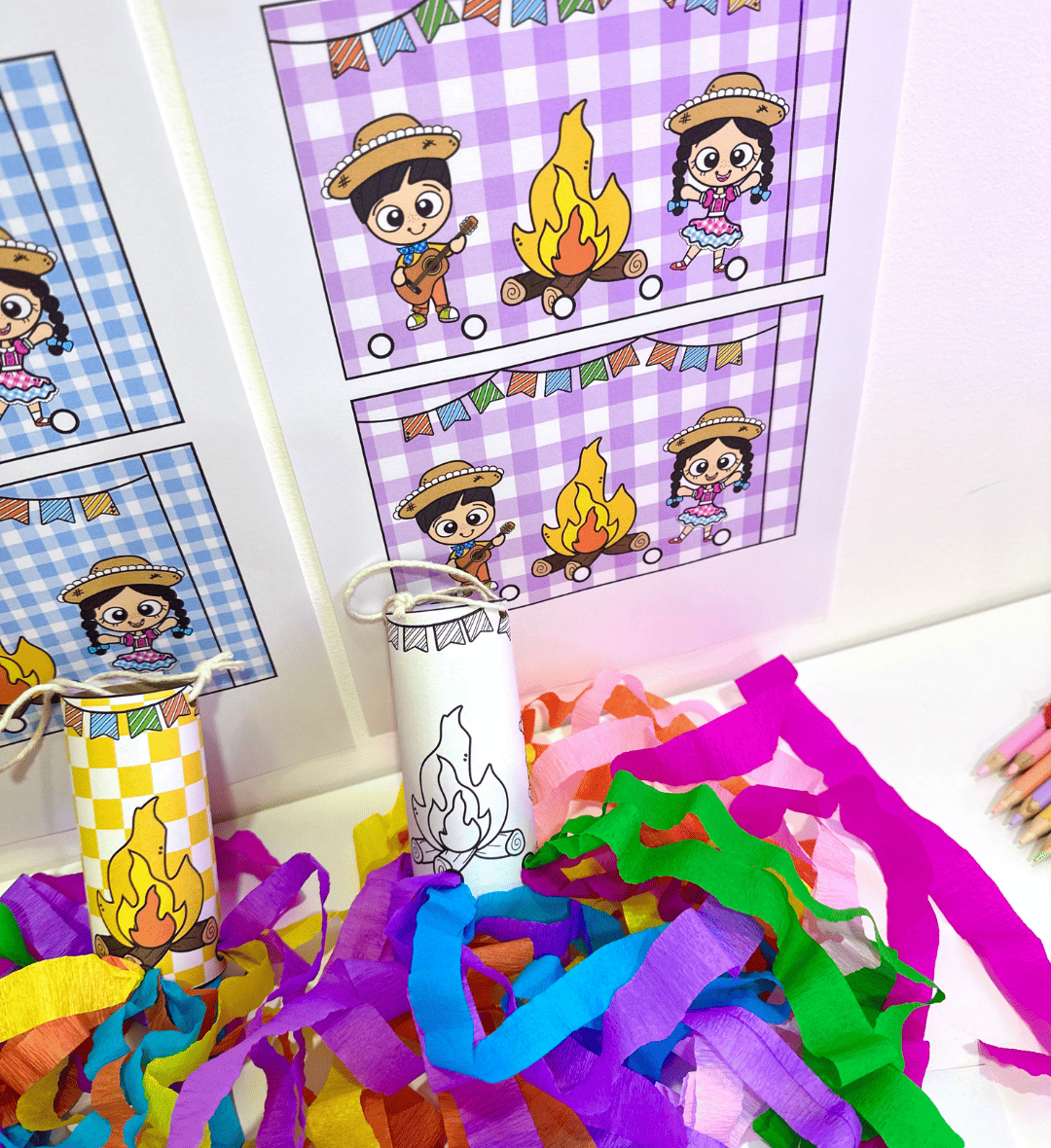 Pipa de mão para Festa Junina na Educação Infantil — amostra 3: Como usar em sala de aula