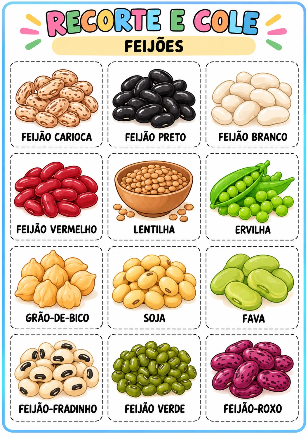 🍎🥦 PIRÂMIDE ALIMENTAR INTERATIVA – PÔSTER PARA MONTAR 🥕🥛 — amostra 7: 🔗 Link na bio