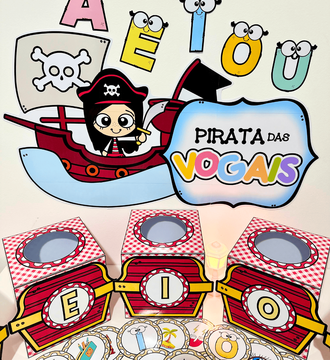 Pirata das Vogais: Kit em PDF para Educação Infantil — capa do material