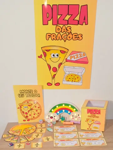 Pizza das Frações: Jogo e Atividades para 4º e 5º Ano — amostra 7: Kit Pizza das Frações com 44 páginas: jogo, cartas,…