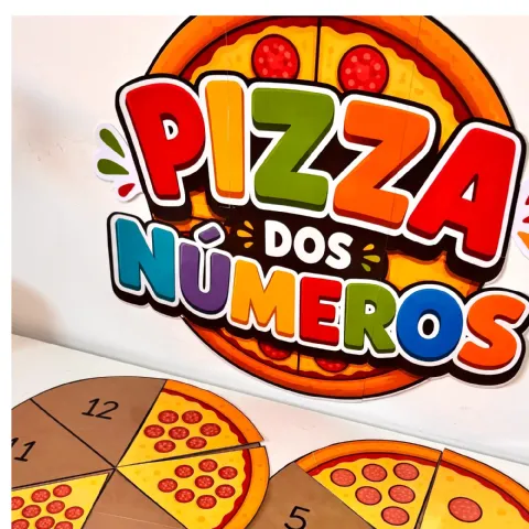 Pizza dos Números – Jogo Matemático para Educação Infantil — amostra 6: Pizza dos Números de 1 a 12 em PDF Pizza dos Números – Jogo Matemático para Educação Infantil — amostra 6: Pizza dos Números de 1 a 12 em PDF
