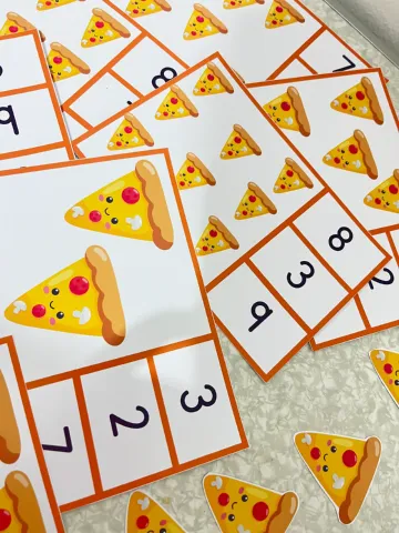 🍕 Pizza dos Números: Vamos Contar e Aprender! — capa do material