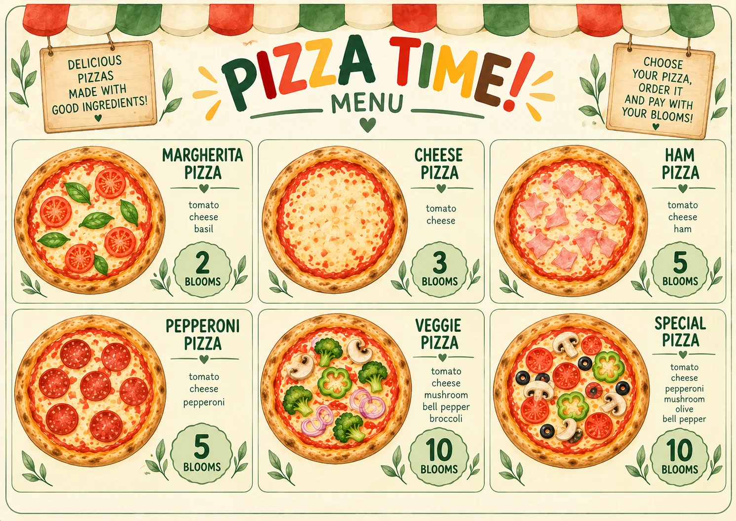 JOGO PIZZA BILÍNGUE- Matemática, Inglês, Linguagem — amostra 6: Pizza Time