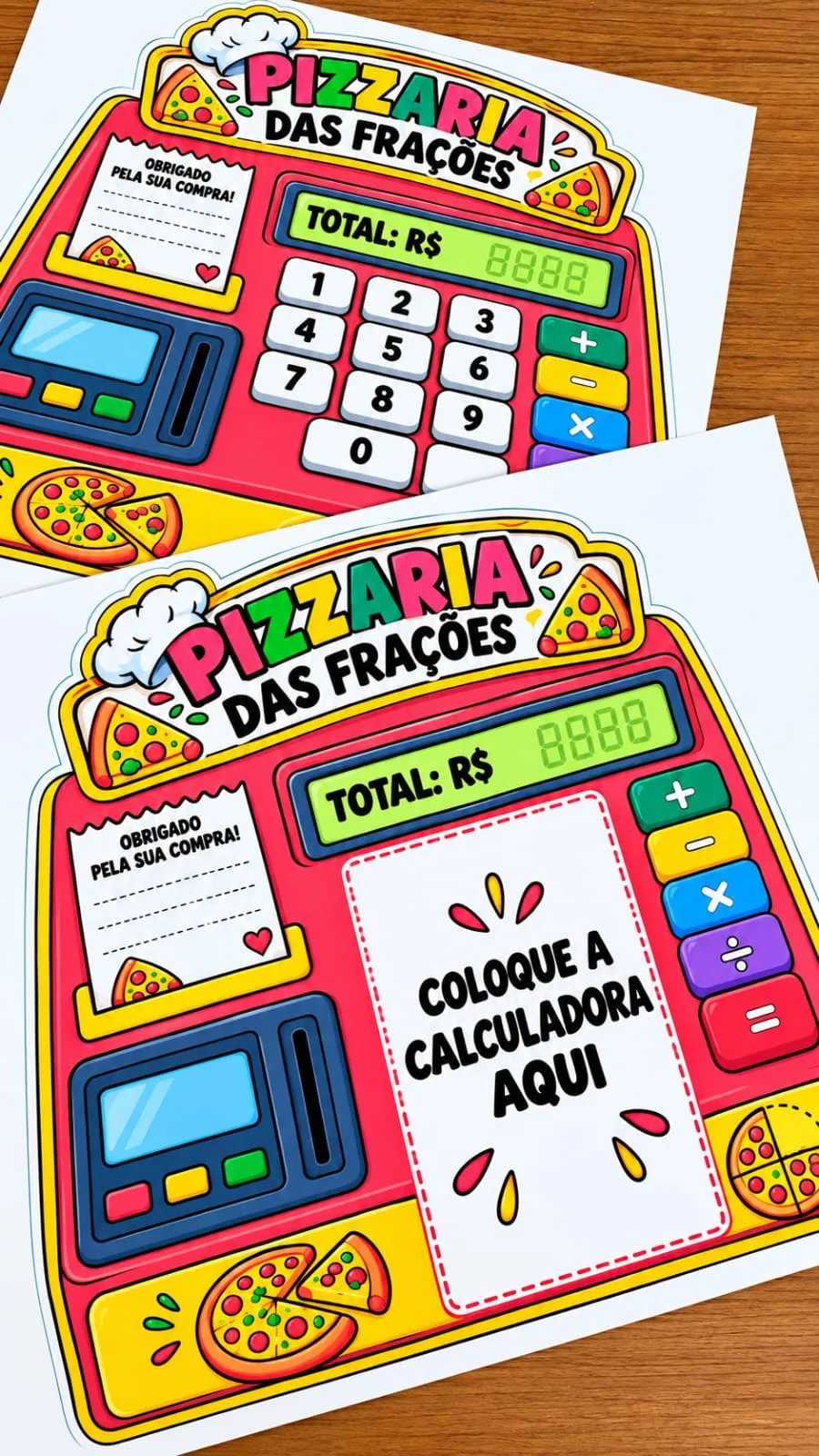 Pizzaria das Frações 4º Ano – Atividade de Matemática — Matemática para 4º ano: Pizzaria das Frações para o 4º ano com…