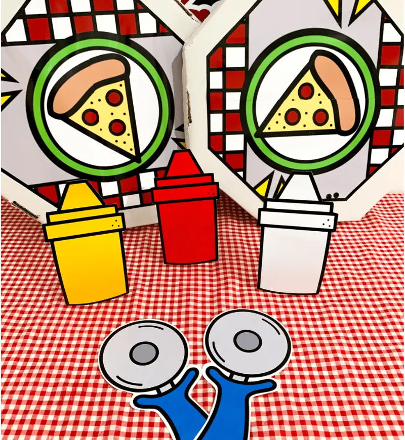 Pizzaria Numérica: atividade de numerais de 1 a 20 em PDF — amostra 2: O que acompanha o material