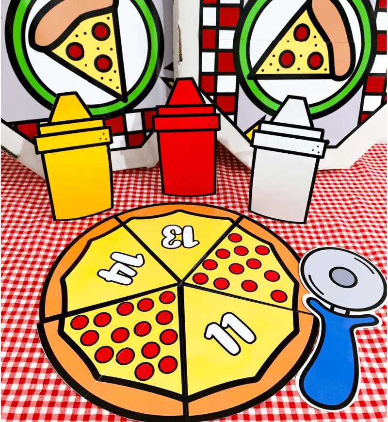 Pizzaria Numérica: atividade de numerais de 1 a 20 em PDF — amostra 4: Para quem é indicado