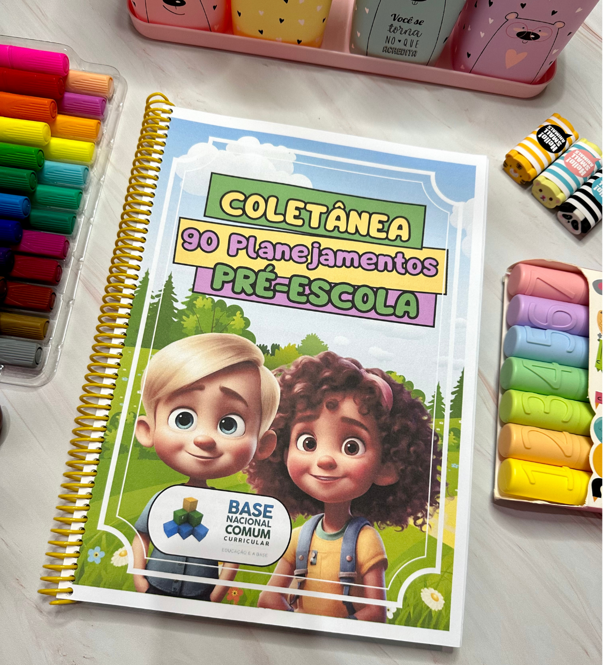 Planejamentos para pré-escola: 90 propostas editáveis no Canva — Planners e organização para Educação Infantil: Organize…
