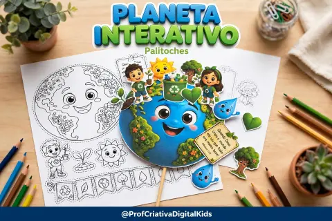Planeta Interativo: Palitoches - Recurso Pedagógico — capa do material