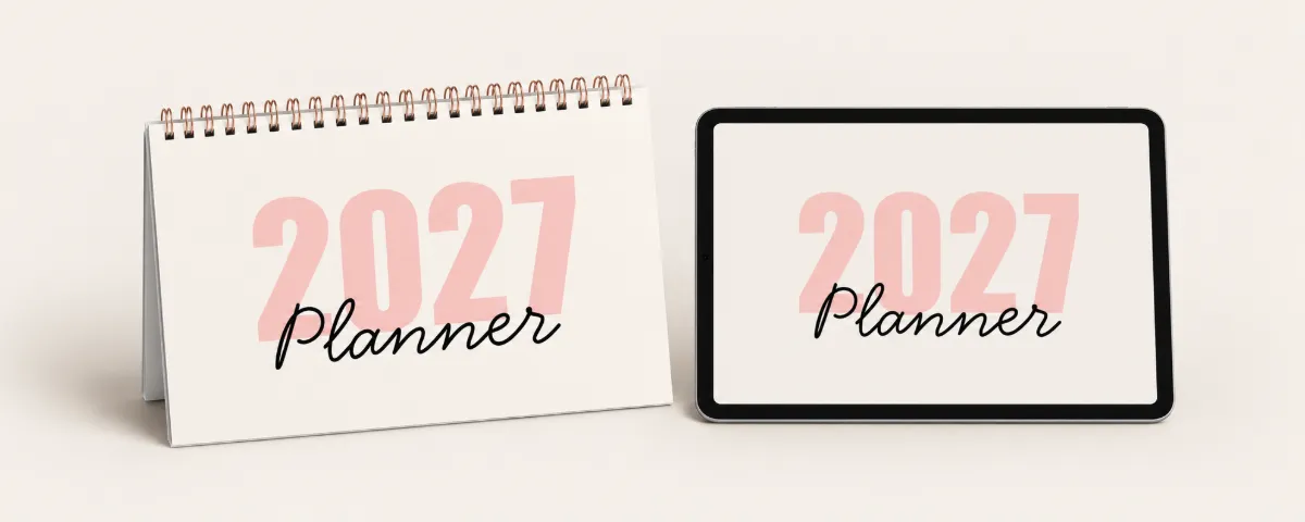 Planner 2027 para imprimir – Clean e funcional — Planners e organização para Todas as séries: Organize seus objetivos com o…
