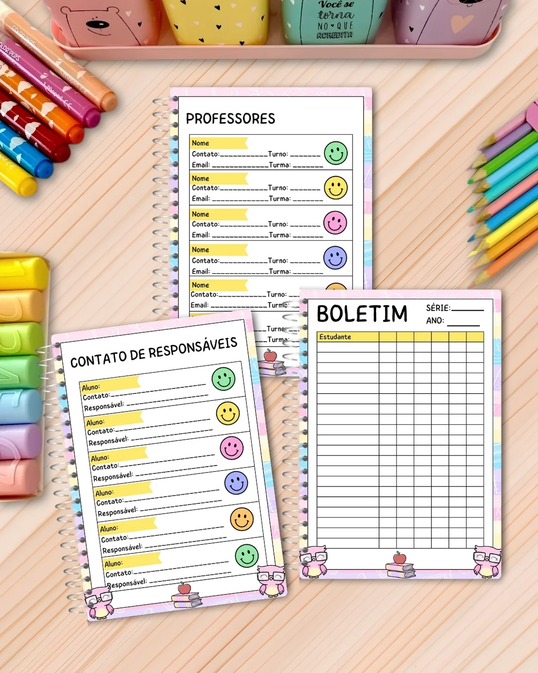 PLANNER DA DIRETORA 2027 – ORGANIZAÇÃO COMPLETA — amostra 4: Organize sua rotina escolar com muito mais praticidade