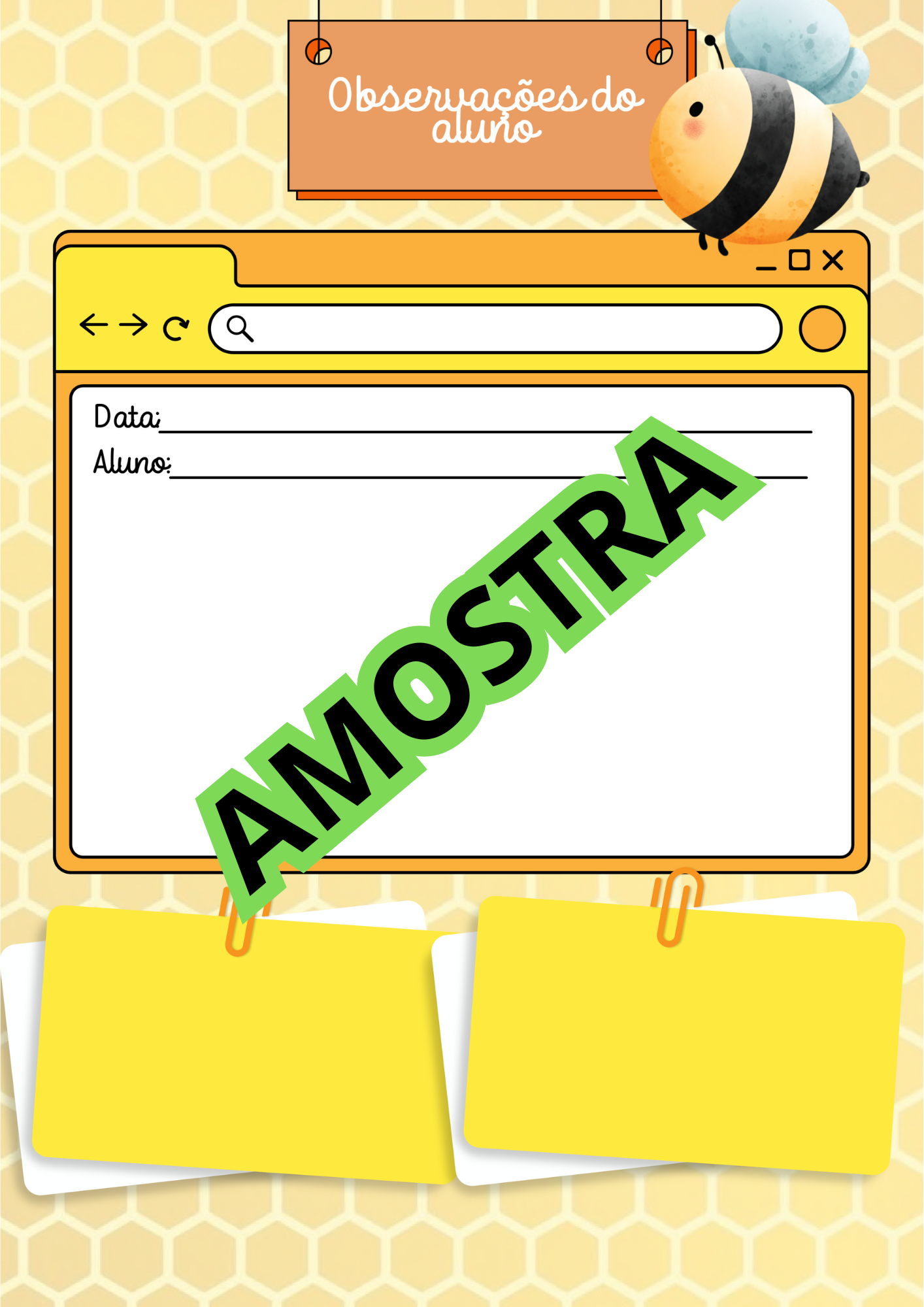 Planner de Abelhinha para imprimir — Educação Infantil 2025 — amostra 1: Como incorporar o planner à rotina escolar