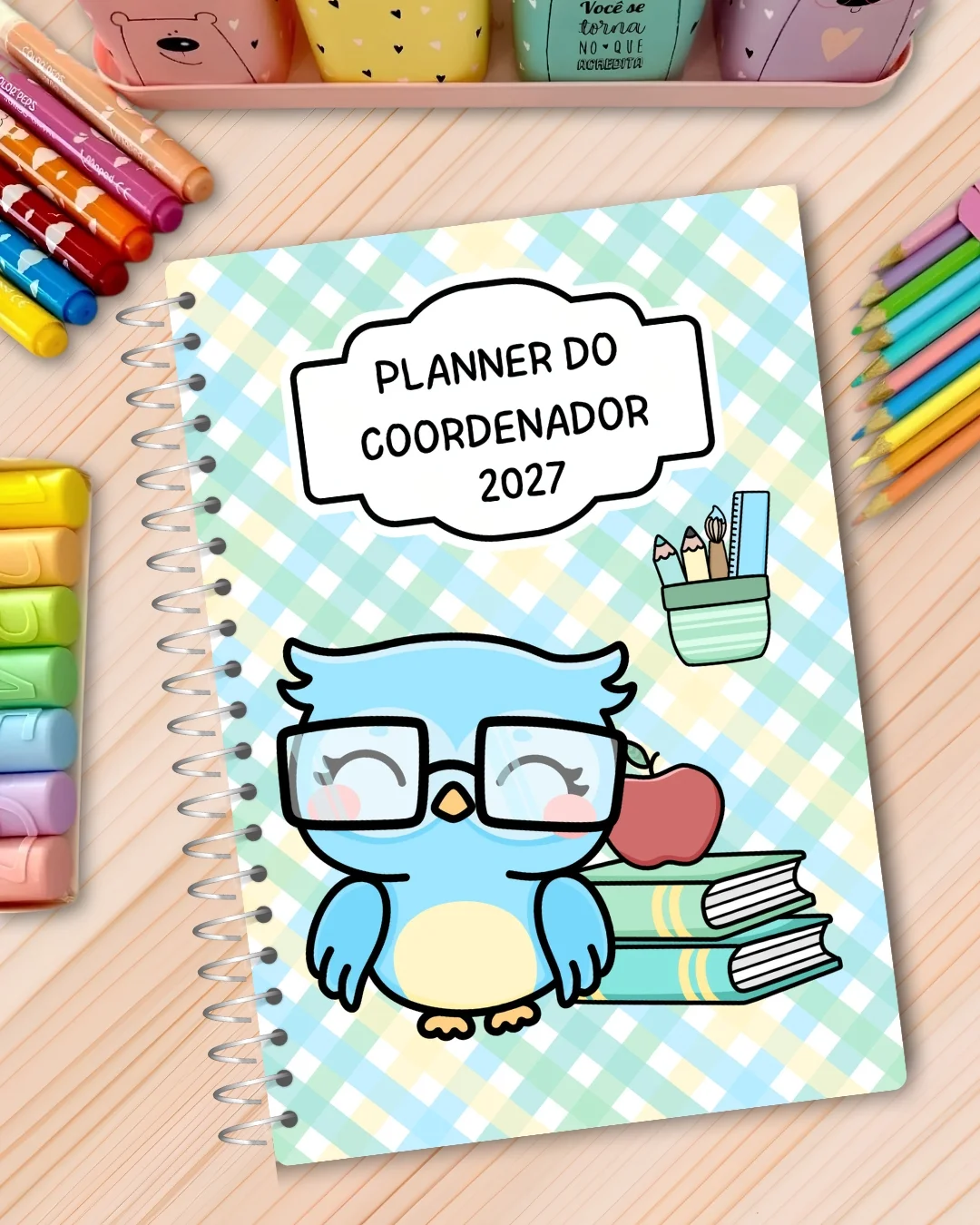 PLANNER DO COORDENADOR 2027 – ORGANIZE SEU ANO LETIVO — capa do material