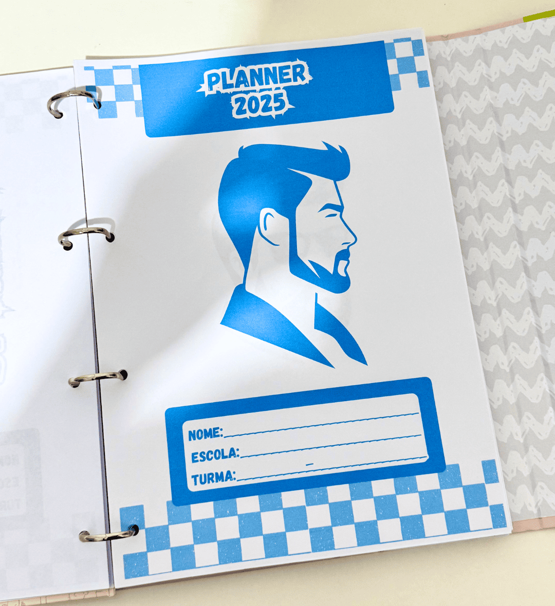 Planner do Professor 2025 em PDF para Imprimir e Organizar — amostra 1: Planner do Professor 2025: organização da rotina…